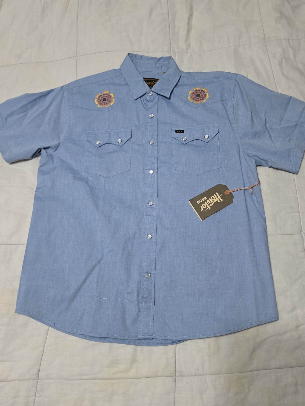 Howler Brothers Crosscut Deluxe - Fresh Blooms Men's Short-Sleeve Western Shirt